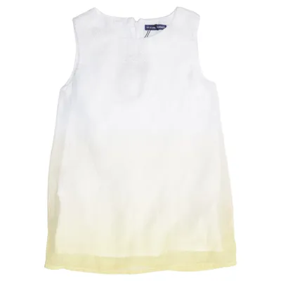 Jurk (Wit, Geel) van Original Marines Polyester