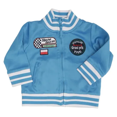 Collegejakke (Blå, Hvid) fra Baby Baby Bomuld, Polyester