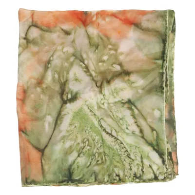 Scarf (Grön, Orange, Flerfärgad) från Ideen Silke
