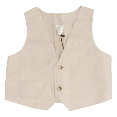 Suit vest (Beige) from H&M Cotton, Linen