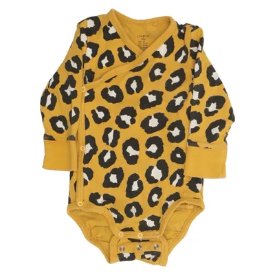 Romper (Geel, Zwart, Wit) van Lindex Baby Katoen, Elastaan