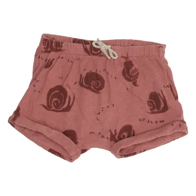 Pyjamashorts (Rood) van Play Up Linnen, Organisch katoen