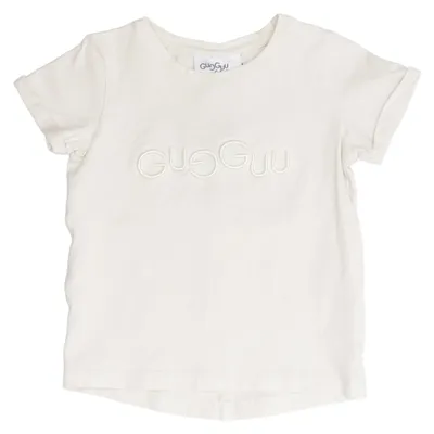 T-shirt (Vit) från Gugguu Bomull, Elastan