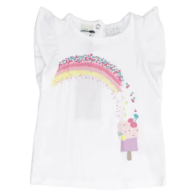 T-shirt (Wit, Meerkleurig) van BOB Katoen