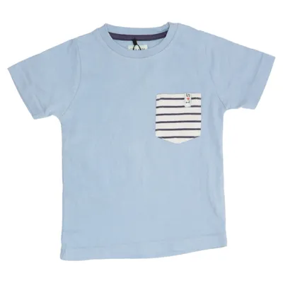 T-shirt (Blue, White) from Lilly + Sid Organic cotton