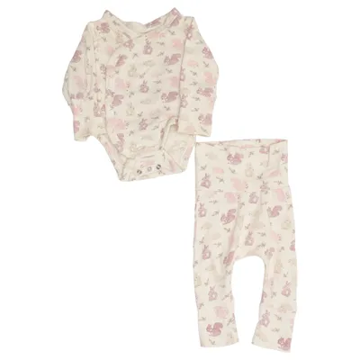Ensemble (Blanc, Rose) de Cubus Mini Élasthane, Coton biologique