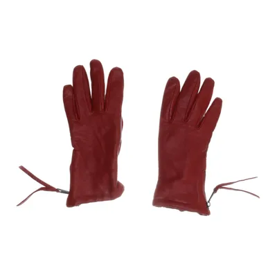 Läderhandskar (Röd) från Handskmakar'n Skinn, Polyamid, Ull