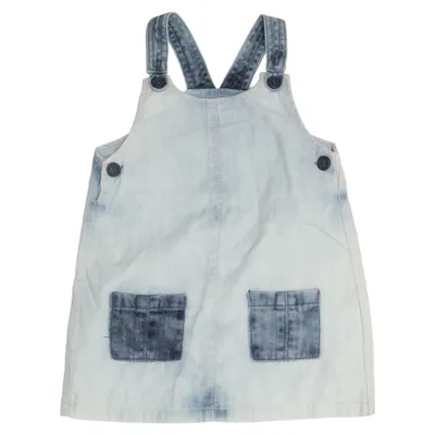 Dungaree dress (Blue) from Knot So Bad Cotton