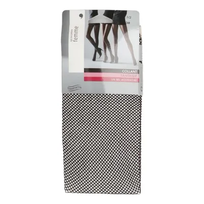 Fishnet tights (Black) from Monoprix Femme Elastane, Polyamide