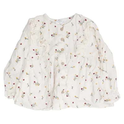 Blouse (Blanc, Multicolore) de LC Waikiki Coton
