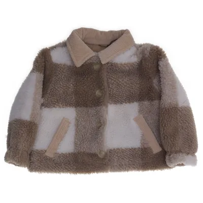 Vinterjacka (Beige, Vit, Brun) från Zara Polyamid, Polyester