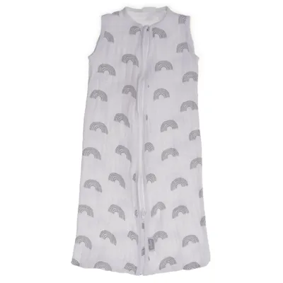 Swaddle sack (White, Gray) from Jollein Cotton