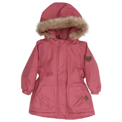 Manteau d'hiver (Rose) de Topomini Polyester recyclé