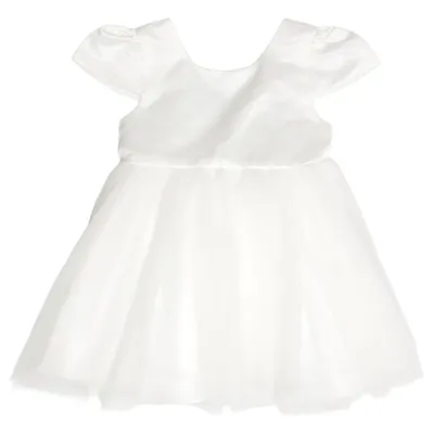 Robe de fille de fleur (Blanc) de Shein Polyester