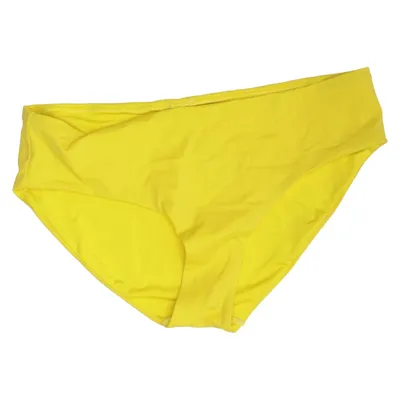 Bas de bikini (Jaune) de Econyl Élasthane, Polyamide, Polyester recyclé