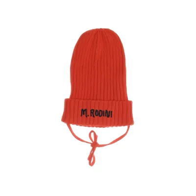 Beaniemössa (Orange) från Mini Rodini Bomull