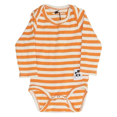 Romper (Oranje, Wit) van Mini Rodini Katoen, Elastaan