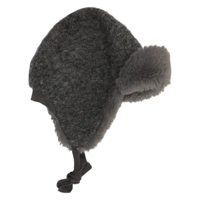 Trapper hat (Gray) from Lindberg Cotton, Polyester, Wool