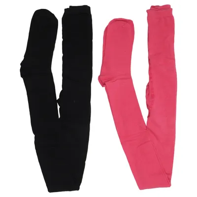 Tights (Black, Pink) from Melton Cotton, Elastane, Polyamide