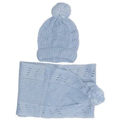 Accessoarset (Blå) från Abel & Lula Akryl, Polyamid, Ull