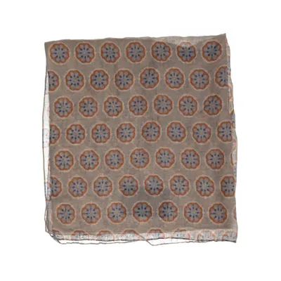 Sjal (Beige, Flerfärgad) från Stenströms Bomull, Linne