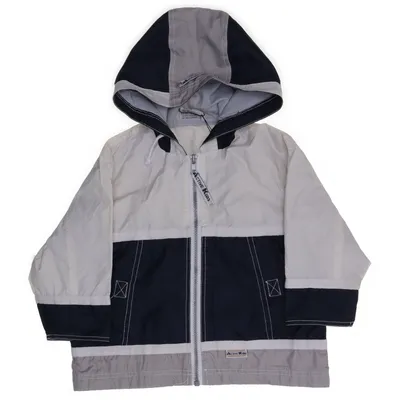 Regenjack (Blauw, Wit, Grijs) van Mini Mini Katoen, Polyamide, Polyester