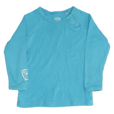 Lange mouwen shirt (Blauw) van Ej Sikke Lej Katoen, Elastaan