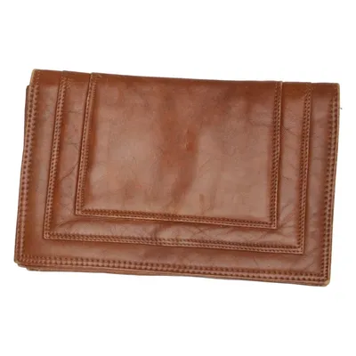 Kuvertväska (Brun) från Akta Getskinn Skinn