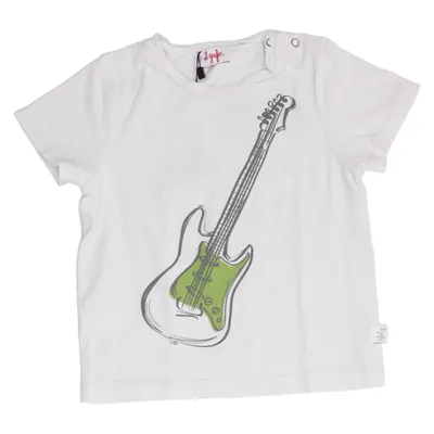 T-shirt (Wit) van Il Gufo Katoen, Elastaan