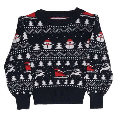 Kersttrui (Blauw, Wit, Rood, Meerkleurig) van Jule Sweaters Organisch katoen