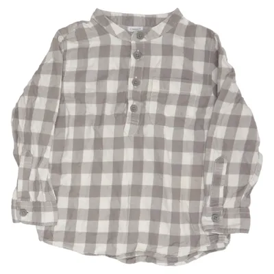 Farfarströja (Grå, Vit) från Lindex Kids Bomull