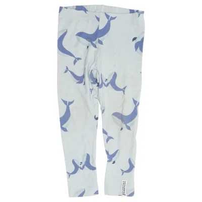 Leggings (Blå) fra Geggamoja Bambus, Elastan, Økologisk bomuld