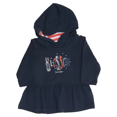 Robe à capuche (Bleu) de Kanz Coton, Élasthane