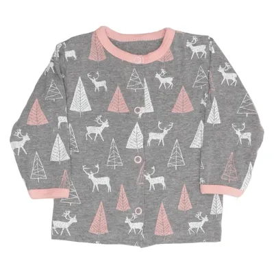 Langærmet t-shirt (Grå, Pink, Hvid) fra Koala Baby Bomuld, Elastan