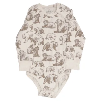 Romper (Beige, Bruin) van Tiny One Elastaan, Organisch katoen