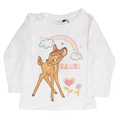 Long sleeve T-shirt (White, Multicolored) from Disney Cotton