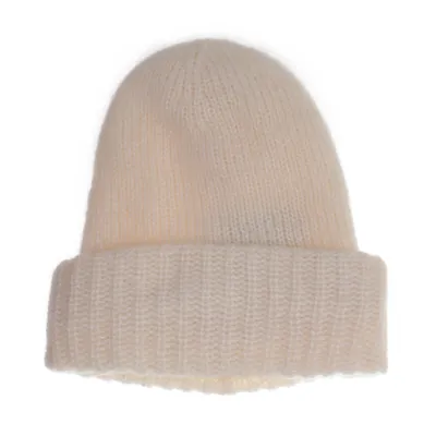 Beaniemössa (Vit) från Teurn Studios Merinoull, Mohair, Polyamid