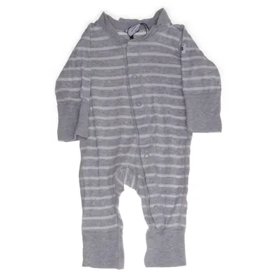 Sparkdräkt (Grå, Vit) från Polarn O. Pyret Ekologisk bomull