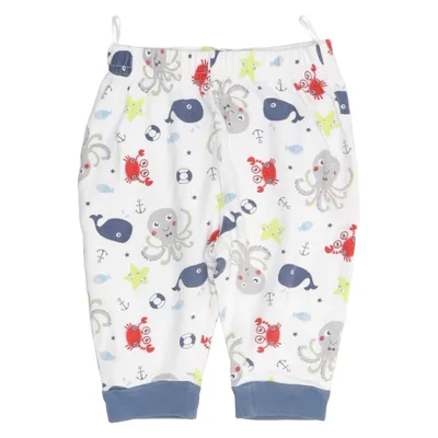 Pantalon de pyjama (Blanc, Bleu, Multicolore) de Baby Club Coton