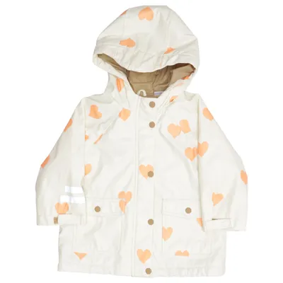 Veste imperméable (Blanc, Orange) de Zara