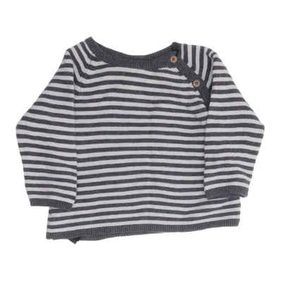 Kofta (Grå, Vit) från H&M Baby Bomull