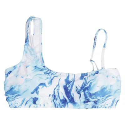 Haut de bikini (Bleu, Blanc) de Urban Classics