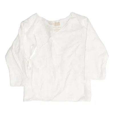 Cardigan cache-cœur (Blanc) de Hello Baby