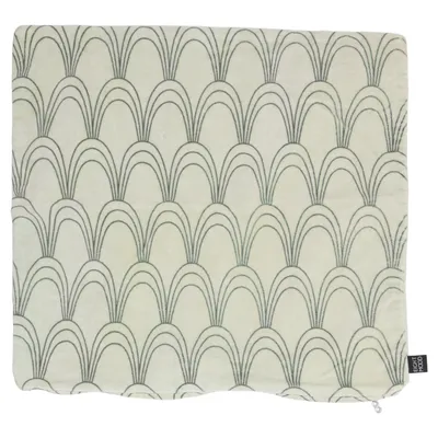 Cushion cover (Multicolored, Green) from Eight Mood Cotton