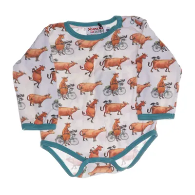 Body (Vit, Brun, Grön, Flerfärgad) från Maxomorra Ekologisk bomull