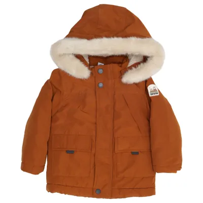 Winter jacket (Brown) from Newbie by KappAhl Acrylic, Elastane, Polyester