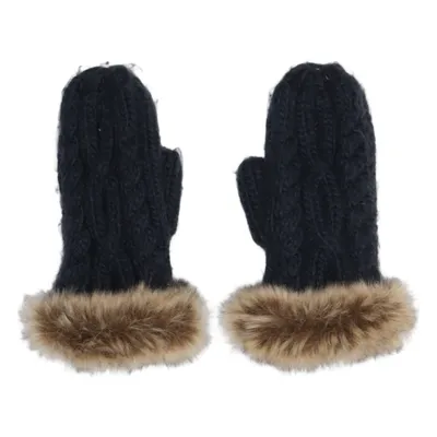 Mittens (Blue, Brown) Polyester
