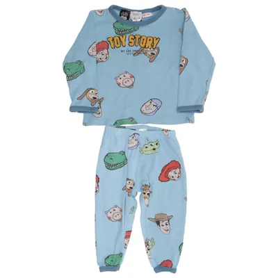 Pyjama (Blauw, Meerkleurig) van Zara Katoen, Elastaan