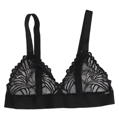 Bralette (Zwart) van Ella M Lindex Elastaan, Polyamide