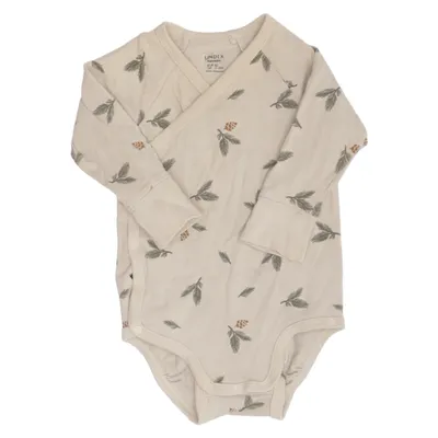 Sparkdräkt (Beige) från Lindex Newborn Bomull, Elastan